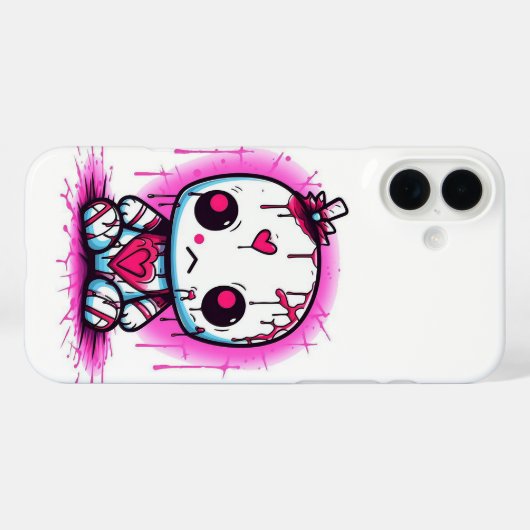 人形 Case-Mate iPhoneケース (裏面 (横))