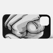 人手の指の向き Case-Mate iPhoneケース (裏面 (横))