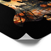 人手不足の皮肉ハロウィーン幽霊 ポスター (角)