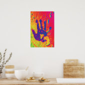 人手抗議モダンプリントポスター ポスター (キッチン)