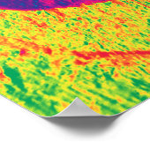 人手抗議モダンプリントポスター ポスター (角)