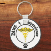 人救が愛犬を飼う キーホルダー (正面)