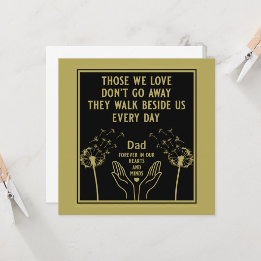 人文家の死別 カード (正面/裏面インサイチュ)