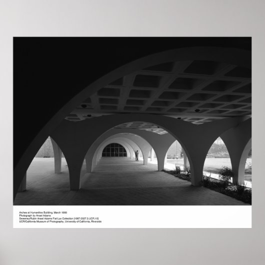 人文建物、1966年3月Ansel Adams ポスター (正面)