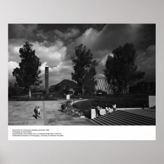 人文科学建物から見る， 1966年Ansel Adams ポスター (正面)