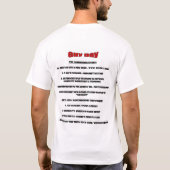 人日の記念するワイシャツ- 2004/5季節 Tシャツ (裏面)