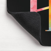 人材の資金おもしろいを取り除く マウスパッド (コーナー)