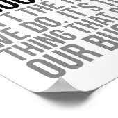 人材は我々の仕事ではない ポスター (角)