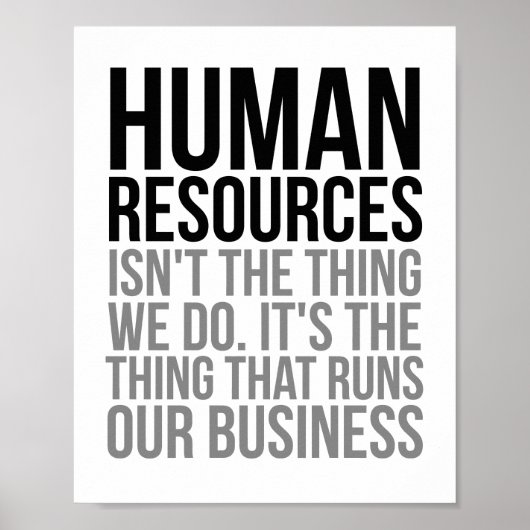 人材は我々の仕事ではない ポスター (正面)