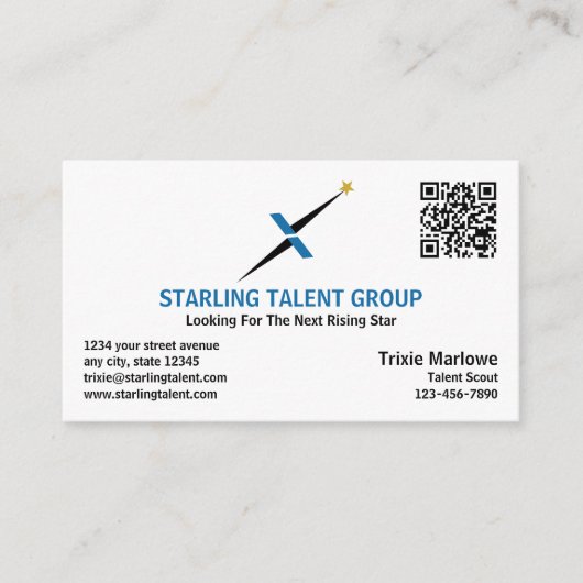 人材獲得会社 名刺 (正面)