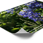 人材育成ブルーボンネット ポスター (角)