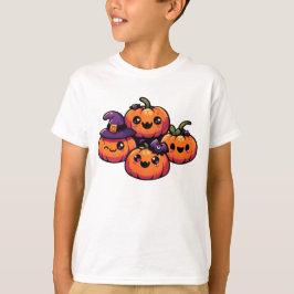 「人柄のハロウィーンのカボチャ」 Tシャツ