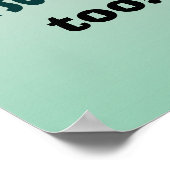 人柄素晴らし ポスター (角)