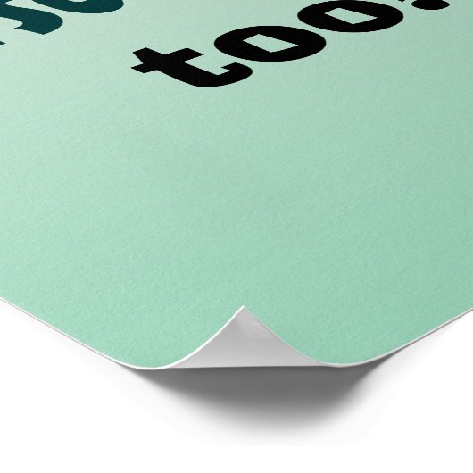 人柄素晴らし ポスター (角)