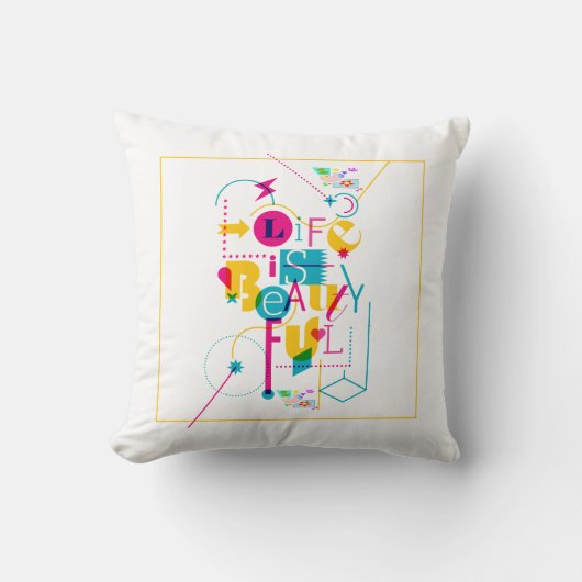 人格のための最大鮮やか主義デザイン クッション (正面)