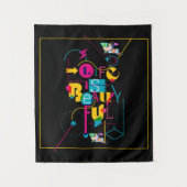 人格のための最大鮮やか主義デザイン タペストリー (正面)