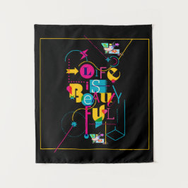 人格のための最大鮮やか主義デザイン タペストリー