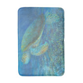 人格のウミガメ バスマット (正面縦)