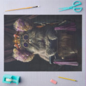 人格の切り離しとサロンしている猫 薄葉紙 (クラフト)