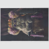 人格の切り離しとサロンしている猫 薄葉紙 (正面)