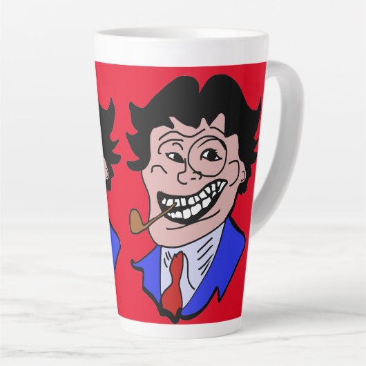 人格の高さ カフェラテマグ (右アングル)