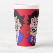 人格の高さ カフェラテマグ (正面)