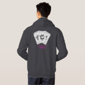 人格を分割して悲しみの王 パーカ (裏面フル)