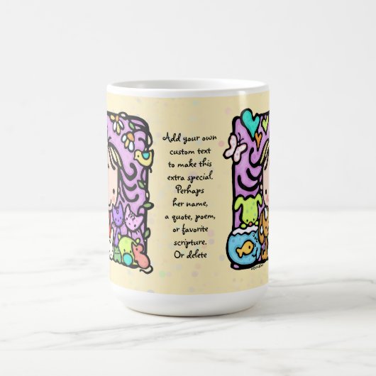 人格可能な動物愛好家ペット獣医 コーヒーマグカップ (中央)