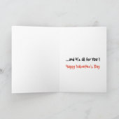 人格犬のバレンタイン見、 シーズンカード (内部)