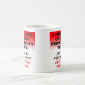 人格症状おもしろマグカップ コーヒーマグカップ (中央)