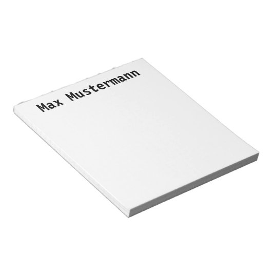 人格的な ノートパッド (アングル)