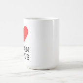 人権が好き コーヒーマグカップ (中央)