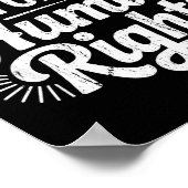 人権と社会正義と平等の大ファン ポスター (角)