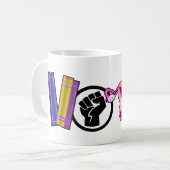 人権に対する投票 コーヒーマグカップ (正面左)