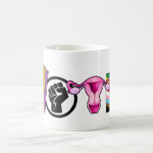 人権に対する投票 コーヒーマグカップ (中央)