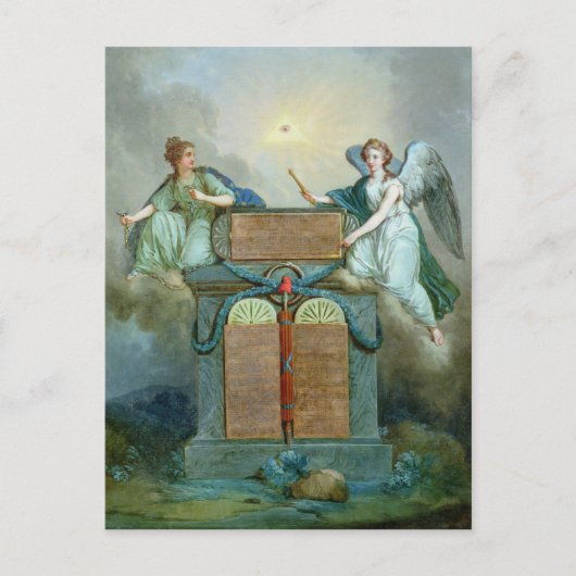 人権の宣言及び国民 ポストカード (正面)