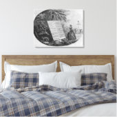 人権の宣言 キャンバスプリント (インサイチュ (寝室))