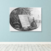 人権の宣言 キャンバスプリント (インサイチュ (ウッドフロア))