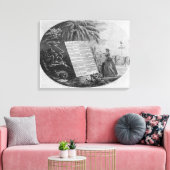 人権の宣言 キャンバスプリント (インサイチュ (リビング))