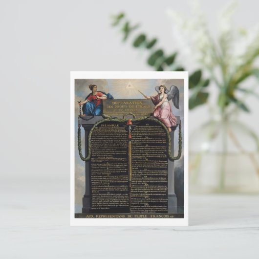 人権の宣言 ポストカード (スタンド正面)