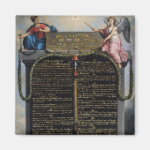 人権の宣言 マグネット (正面)