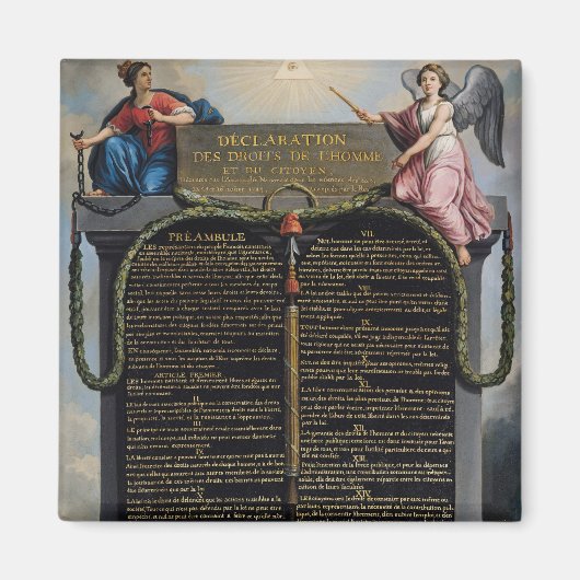人権の宣言 マグネット (正面)