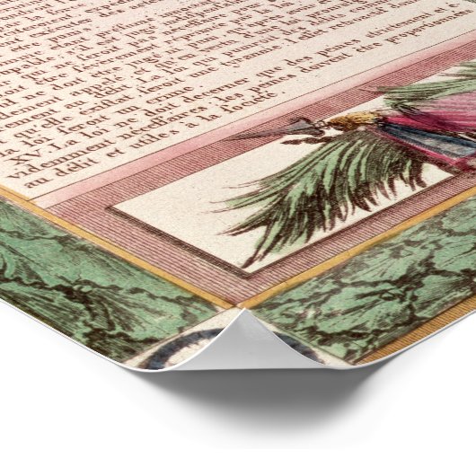 人権の宣言， 1793 ポスター (角)