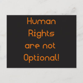 人権はオプションのはがきに含まれない ポストカード