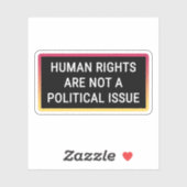 人権は政治問題ではない シール (シート)