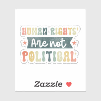 人権は政治的なものではない シール