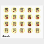 人権はICEより大切 ラウンドシール (シート)