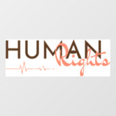 人権への生命線 ウィンドウサイン (シート)