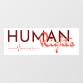 人権への生命線 ウィンドウサイン (シート)