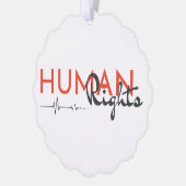人権への生命線 オーナメントカード (左)